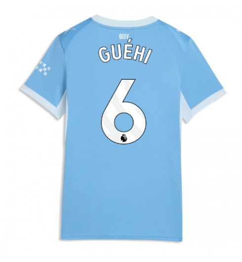 Manchester City Marc Guehi #6 Kotipaita Naisten 2026-27 Lyhythihainen Manchester City Marc Guehi #6 Kotipaita Naisten 2026-27 Lyhythihainen